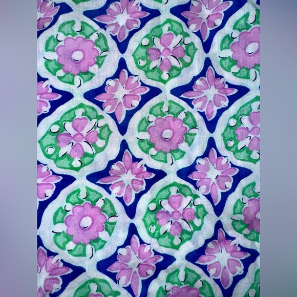 TALBOTS SPLIT NECK PIN-TUCK TOP MEDALLION Xp PLUS PETITE COTTON TUNIC 3/4 SLEEVE - Picture 8 of 8